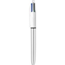 Bic Bıc 4 Colours Shine Gümüş Gövde 4 Renk Tükenmez Kalem