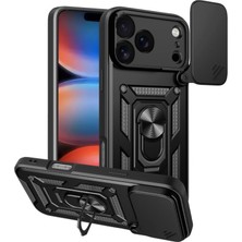 MobaxAksesuar Apple iPhone 17 Pro Max Kılıf Kamera Korumalı Zırh Tank Sürgülü Vega Kapak