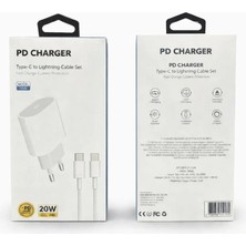 Akıllı Bayi 20W Usb-C Pd Hizli Sarj Adaptoru + Type-C To Type-C Kablo Seti