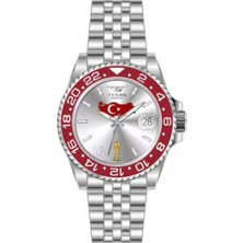 Ferro FM44003A-TR Quartz Çelik Gri 40 mm Dünya Kupasına Özel Erkek Kol Saati