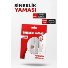 Alıç Sineklik Yaması 4 Adet 10X10 cm Kendinden Yapışkanlı Sineklik Tamir Bandı Pencere ve Kapı Sinekliği Onarım Seti