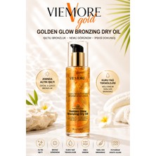Viemore Gold Golden Glow Bronzlaştırıcı Dry Oil Altın Işıltı Verici Nemlendirici Besleyici Vücut Yağı 150 ml