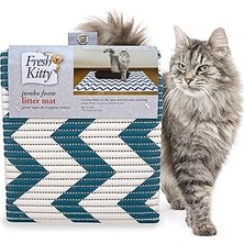 Uravas Store Fresh Kitty Dayanıklı Xl Köpük Çöp Matı, Ftalat ve Bpa Içermez, Suya Dayanıklı, Kutudan Tuzak Çöpü,