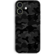 Iphone 17 Kamera Korumalı Kamuflaj Desenli Kılf