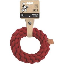 Uravas Store M-Pets Coto Red Ring 18CM Örgü Halka Oyuncak