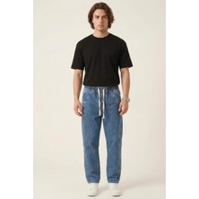 Klins Kids Erkek Rahat Kesim Baggy Denim Indigo Pantolon