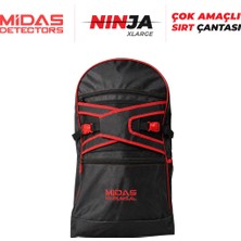 Midas Detectors MİDAS - NİNJA XLARGE - Çok Amaçlı Sırt Çantası