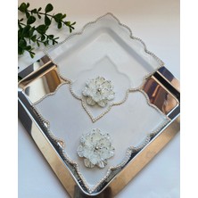 Elçiçek Homedecor Sunum Peçete,kokteyl Peçete ,kahve Yanı Sunum Peçete ,karolin Peçete 2 Adet