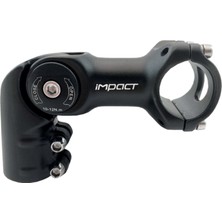 Açılı Gidon Boğazı 31.8/28.6 90 mm Siyah