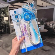 Frozen Elsa Saç ve Taç Asa Seti