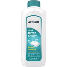Actisoft Sıvı Beyaz Sabun Yüzey Temizleyici 1 Lt