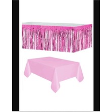 Pembe Masa Eteği ve Pembe Masa Örtüsü