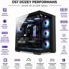 Apphirex Prestige X79 Ryzen 7 9800X3D / Msı B650M-B / Msi RTX5070 12GB / 32GB Ddr5 6000MHZ / 1tb M.2 SSD / 360MM Sıvı Soğutma Masaüstü Oyuncu Bilgisayarı