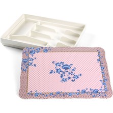 Lotus Melamin Kaşıklık 36 x 28 cm Yüks:4 Cm-2 Pç.