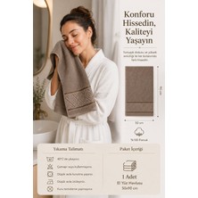 Elif Mira El Yüz Havlusu 50X90 cm %100 Pamuk Kısmi Kadife Jakar Nova Collection