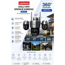 Lenovo W19C-U (JA-W11C-Z-U) 9mp 3 Lensli 4K Ultra Hd 2.4g&5g Çift Bant Hızlı Wifi Dual Ptz
