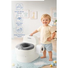 Babyjem Bebeğimin Ilk Tuvaleti Sifon Sesli Lazımlık Oturak Kum Beji