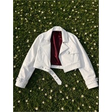 Velmora Leather Hakiki Deri Kadın Ceketi