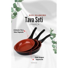Empressco 3 Parça Tava Seti, 20CM-24CM-28CM, Dayanıklı ve Şık Tasarım