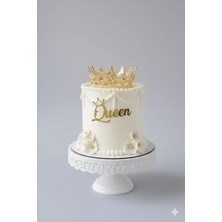 Gold Center Queen Pasta Yazısı