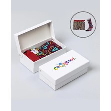 Bolero Color Bomb Graffiti Tasarım Boxer ve Çorap
