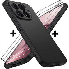 M.TK Moveteck Xiaomi Mi 17T Pro Kılıf Kamera Korumalı Renkli Yumuşak Mat Silikon + 9h Ekran Koruyucu Cam Set 2in1