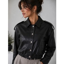 Velmora Leather Hakiki Deriden Kadın Ceket