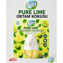 Ilgaz Fuji Limon Kokulu Araç, Wc, Oda ve Ortam Kokusu 100 ml | Pure Lime Kalıcı Kavanoz Koku