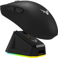 vooka Taaruz Kc5 Kablosuz Gaming Oyuncu Mouse 6d 4800 Dpı Rgb Şarj Istasyonlu 2.4ghz Oyuncu Mouse 67 Gram Ultra Hafif