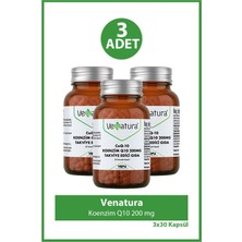 Venatura Koenzim Q10 200 Mg 30 Kapsül 3 Adet