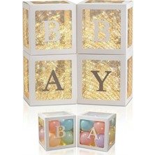 Gold Center LED Işıklı Pembe Baby Kutu