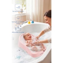 Babyjem Soft Banyo Desteği Bebek Yıkama Yardımcısı Soft Pembe