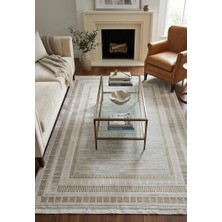 Agah KF406 Cream Vızon Bordürlü - Sultan Halı