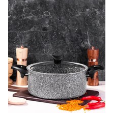 Empressco Derin Granit Tencere 28 cm – Dayanıklı ve Şık Mutfak Gereci