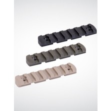 DLG Tactical M-Lok Polimer Picatinny Ray Segmenti / 9 Slot / Taktik Ray Aparatı - DLG-112-TAN