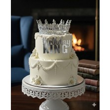 Gold Center Birthday King Pasta Yazısı
