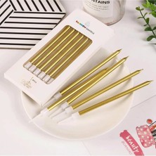 Women's Heart Gold Ince Uzun Pasta Mumu 6'lı