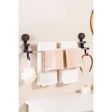 Iki Katlı Vakumlu Çok Amaçlı Askılık – 60 x 21 cm