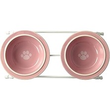 Uravas Store Petrageous 44355 Toftees Paws Diner With Two 1-Cup Bulaşık Makinesinde Yıkanabilir Taş Kase Kapasit