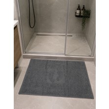 Livera Home %100 Pamuk Premium Yüksek Emici Desenli Ayak Havlusu, Banyo Paspası (50X70CM)