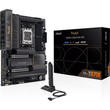 ASUS PROART X870E-CREATOR WIFI AMD X870E AM5 DDR5 8000 HDMI 2xUSB4 4x M2 USB3.2 WiFi 7 + BT AURA RGB 10Gbit + 2.5Gbit LAN ATX