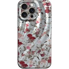Akıllı Bayi Apple iPhone 14 Pro Kılıf Crew Desenli Kapak - Çiçek