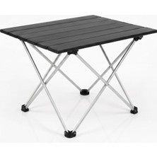 Panipal Outdoor Alüminyum, Katlanabilir Kamp ve Piknik Masası, Omuz Askılı Taşıma Çantasıyla 45X35X36 cm