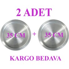 Empressco 2 Adet 35CM Künefe Kadayıf Tabağı ve Tepsisi, Şık ve Dayanıklı Set