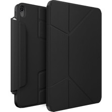 Uniq iPad Air 13 (2024) Ryze Standlı Katlanabilir Tablet Kapak - Siyah