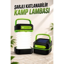 Astraltech LED Lamba Kamp Lambası Hafif Taşınabilir Şarj Süreli Akordeon El Fenerli