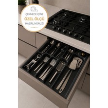 Empressco Kumlu Yüzeyli Çekmece Içi Kaşıklık 45X49, Pratik ve Şık Organizer