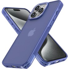 Akıllı Bayi Apple iPhone 15 Pro Kılıf Elegant Kapak - Açık Mavi