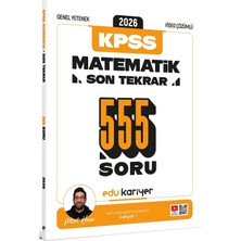 Edu Kariyer Mert Hoca 2026 Kpss Genel Yetenek Matematik Son Tekrar 555 Soru