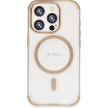ÖNÇ - PRİME Joko Apple iPhone 15 Pro Hilton Magsafe Kapak - Gold